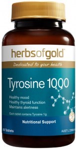 HERBS OF GOLD Tyrosine 1000 60t