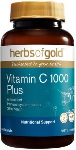 HERBS OF GOLD Vitamin C 1000 Plus 60t