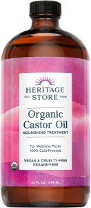 Heritage Store Organic Castor Oil 946ml
