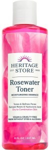 Heritage Store Rosewater Toner Dry to Combination Skin 237ml