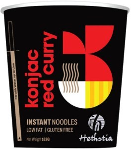 Hethstia Konjac Cup Noodles Red Curry  160g
