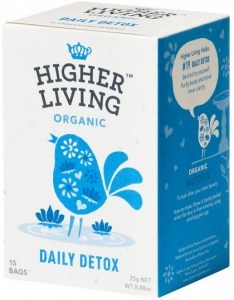 Higher Living Organic Daily Detox 15 Teabags