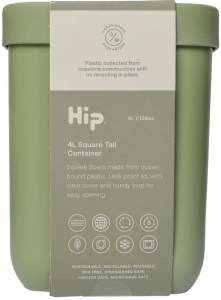 HIP Tall Square Storage Container (Green - 2022064) 4L