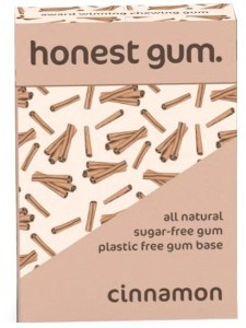 Honest Gum Cinnamon Chewing Gum S/F 12pcs (17g)