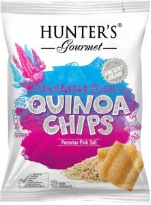 Hunter's Gourmet Quinoa Chips Peruvian Salt  75g