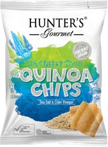 Hunter's Gourmet Quinoa Chips Salt & Vinegar  75g