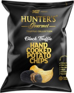 Hunter's Hand Cooked Potato Chips Black Truffle G/F  125g