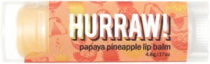 HURRAW! Organic Lip Balm Papaya Pineapple 4.8g