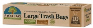 If You Care Trash Bags with Drawstring 10 Bags