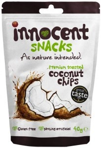 Innocent Premium Toasted Coconut Chips 12x40g