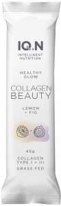IQ.N Healthy Glow Collagen Beauty Bars Fig & Lemon 10x45g AUG22