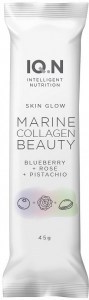 IQ.N Marine Collagen Beauty Bars Blueberry, Rosewater & Pistachio 10x45g