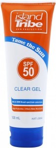 Island Tribe SPF 50 Clear Gel Sunscreen 100ml
