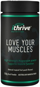 iTHRIVE NUTRITION Love Your Muscles Natural Tropical Fruit Punch Oral Powder 150g