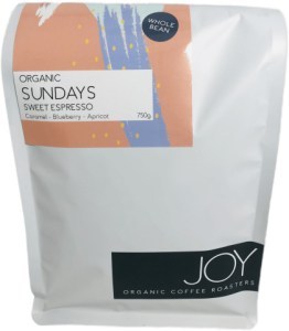 Joy Organic Coffee Beans Sundays 750g