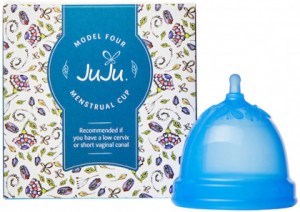 JUJU Menstrual Cup Model Four Blue