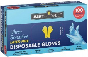 Just Gloves Ultra-Sensitive Disposable Gloves Medium 100 Pk