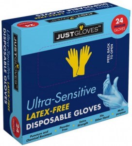 Just Gloves Ultra-Sensitive Disposable Gloves Medium 24 Pk