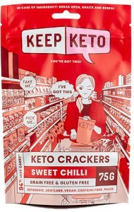 Keep Keto Sweet Chilli Crackers  75g
