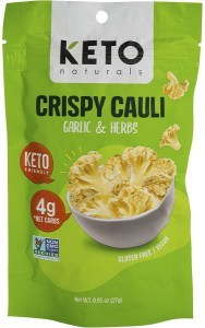 Keto Naturals Crispy Cauli Garlic & Herb Bites 8x27g