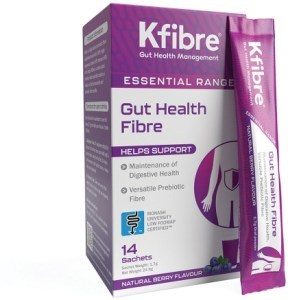 KFIBRE Essential Gut Health Fibre Natural Berry Sachets 2.2g x 14 Pack