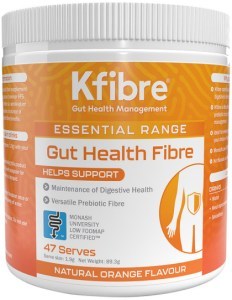 KFIBRE Essential Gut Health Fibre Natural Orange Tub 80g