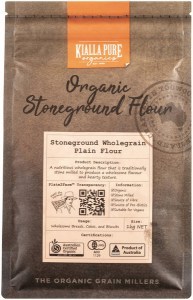 Kialla Pure Organics Organic Stoneground Wholegrain Plain Flour 1Kg