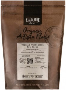 Kialla Pure Organics Organic Wholegrain Rye Flour 700g