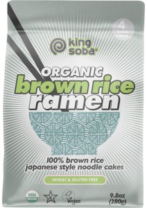King Soba Organic Brown Rice Ramen Noodles 280g