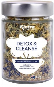 Kintra Foods Organic Detox Cleanse Leaf Tea 60g Jar