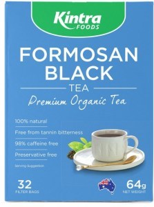 Kintra Foods Organic Formosan Black Tea 32Teabags
