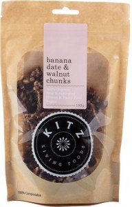Kitz Living Foods Organic Banana Date & Walnut Chunks  150g
