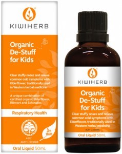 KIWIHERB Organic De-Stuff for Kids Oral Liquid 50ml
