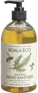 Koala Eco Hand Sanitiser Lemon Scented Tea Tree & Tea Tree 500ml