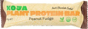 Koja Plant Protein Bars Peanut Fudge G/F 16x45g