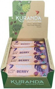 Kuranda Gluten Free Chia Bars Chia and Cranberry 40g x 16