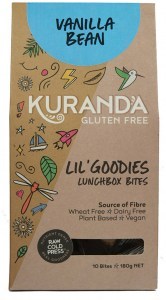 KURANDA Gluten Free Lil' Goodies Lunchbox Bites Vanilla Bean 18g x 10 Pack