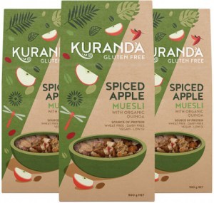 KURANDA WHOLEFOODS Gluten Free Muesli Spiced Apple 3kg