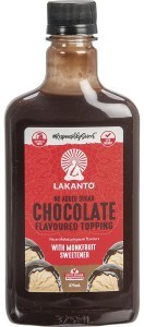 Lakanto Chocolate Flavoured Topping with Monkfruit Sweetener 375ml