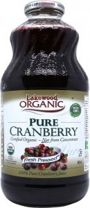 Lakewood Pure Organic Cranberry Juice 946ml