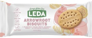 Leda Nutrition Arrowroot Biscuits 8x205g
