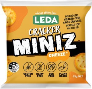Leda Nutrition Cracker Miniz Cheeze Multi 6 Pack 6x150g