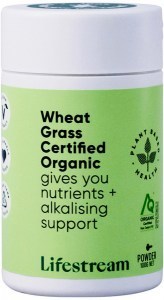 LIFESTREAM Wheat Grass Certified Organic Powder 100g