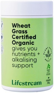 LIFESTREAM Wheat Grass Certified Organic Powder 250g
