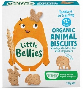 Little Bellies Organic Animal Biscuits (12+ months) 130g