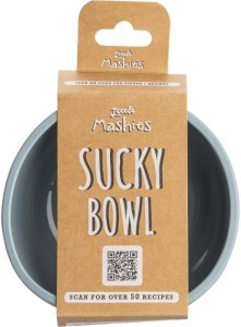 Little Mashies Silicone Sucky Bowl Dusty Blue  
