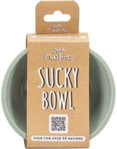 Little Mashies Silicone Sucky Bowl Olive  
