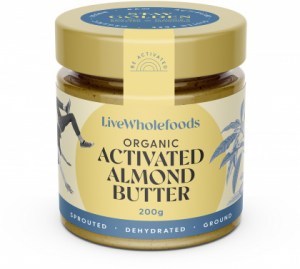 Live Wholefoods Organic Activated Almond Butter  200g