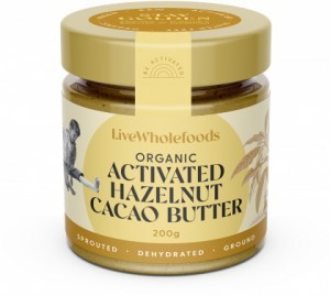 Live Wholefoods Organic Activated Hazelnut Cacao Butter  200g