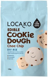 LOCAKO Edible Cookie Dough Choc Chip (DIY Mix) 120g